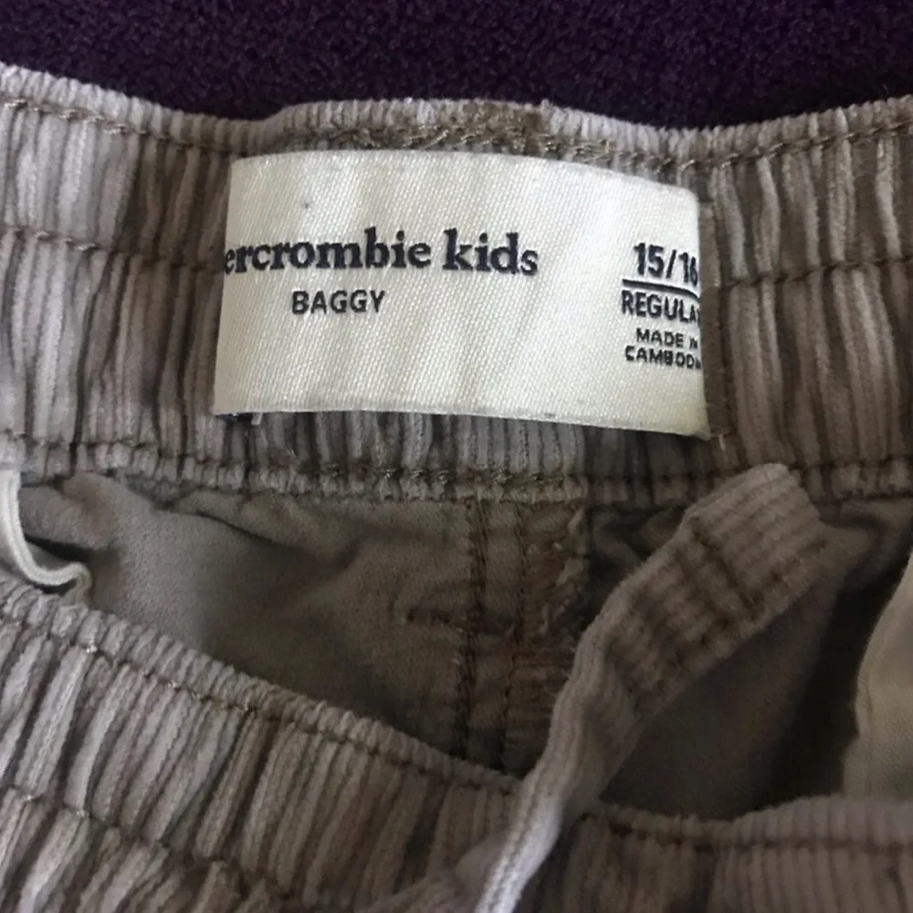 Abercrombie Kids  Pants in Light Gray Size 15/16 NWOT